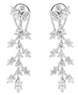 14K Diamond Dangles