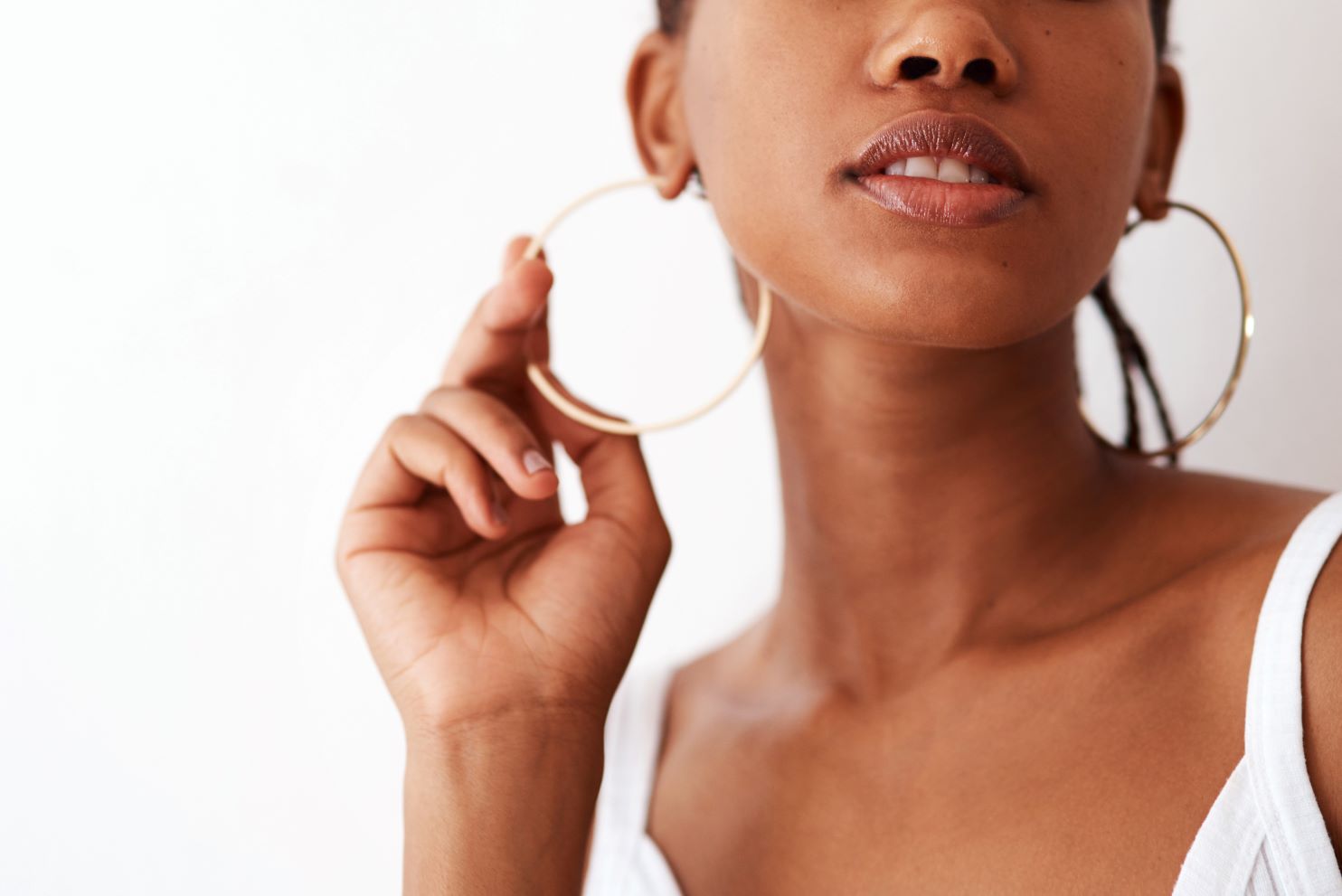Lady in Hoop Earrings