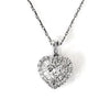 18K Diamond Heart Pendant