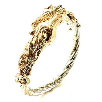 Gold Horse Bangle