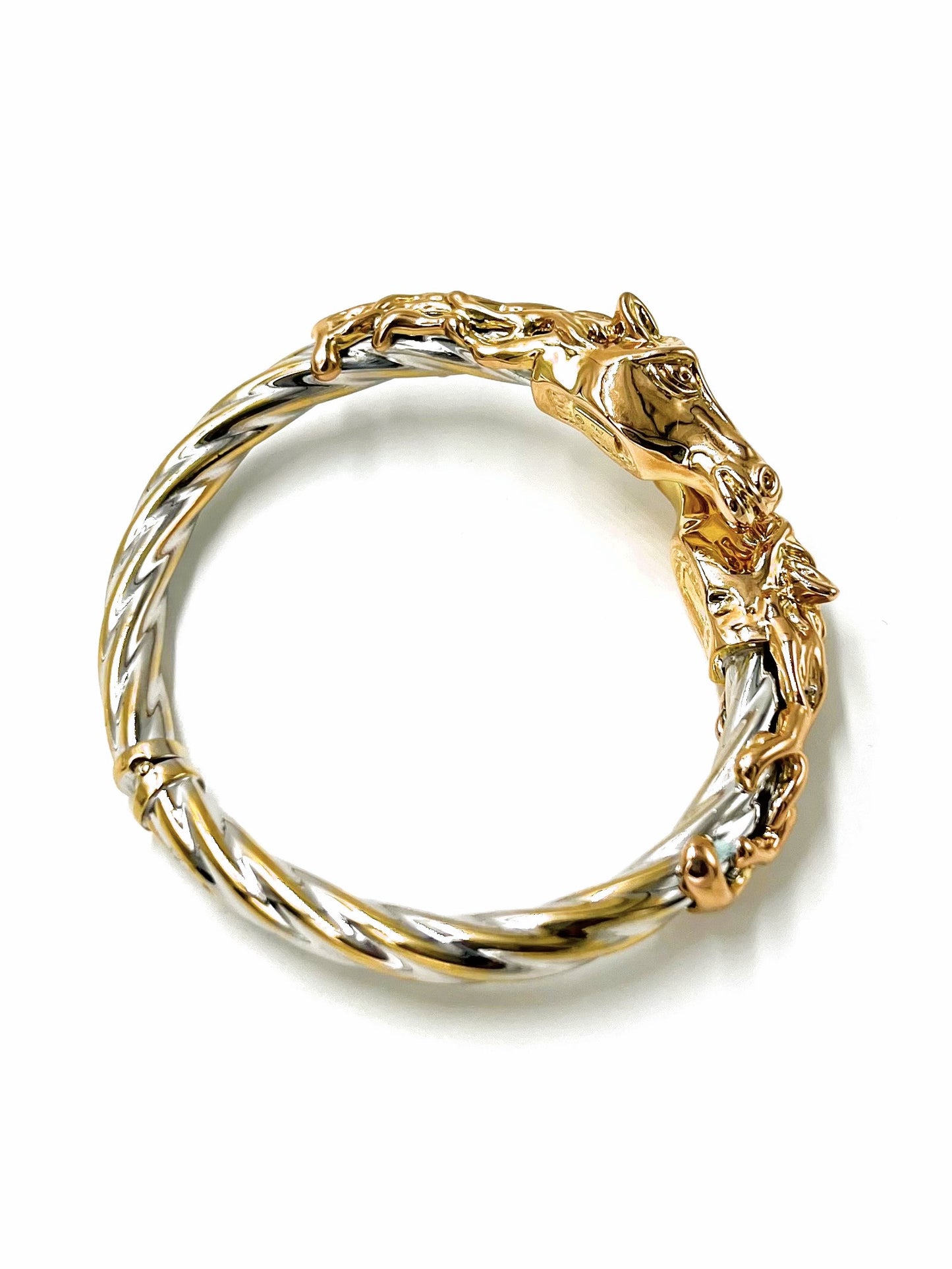 Gold Horse Bangle