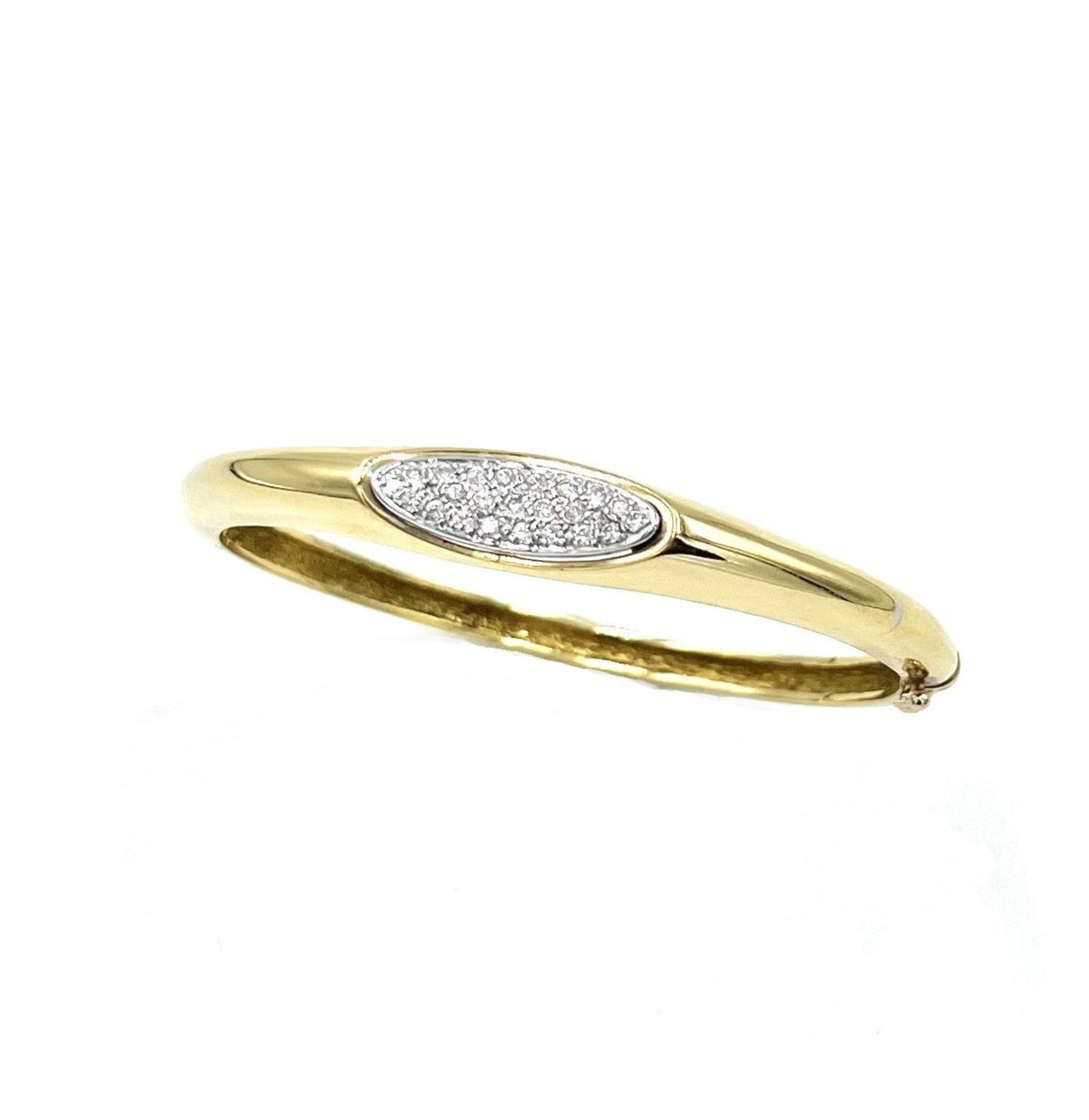 18K Diamond Bangle