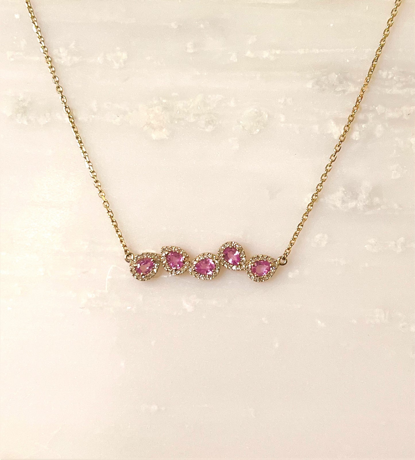 Sapphire & Diamond Necklace