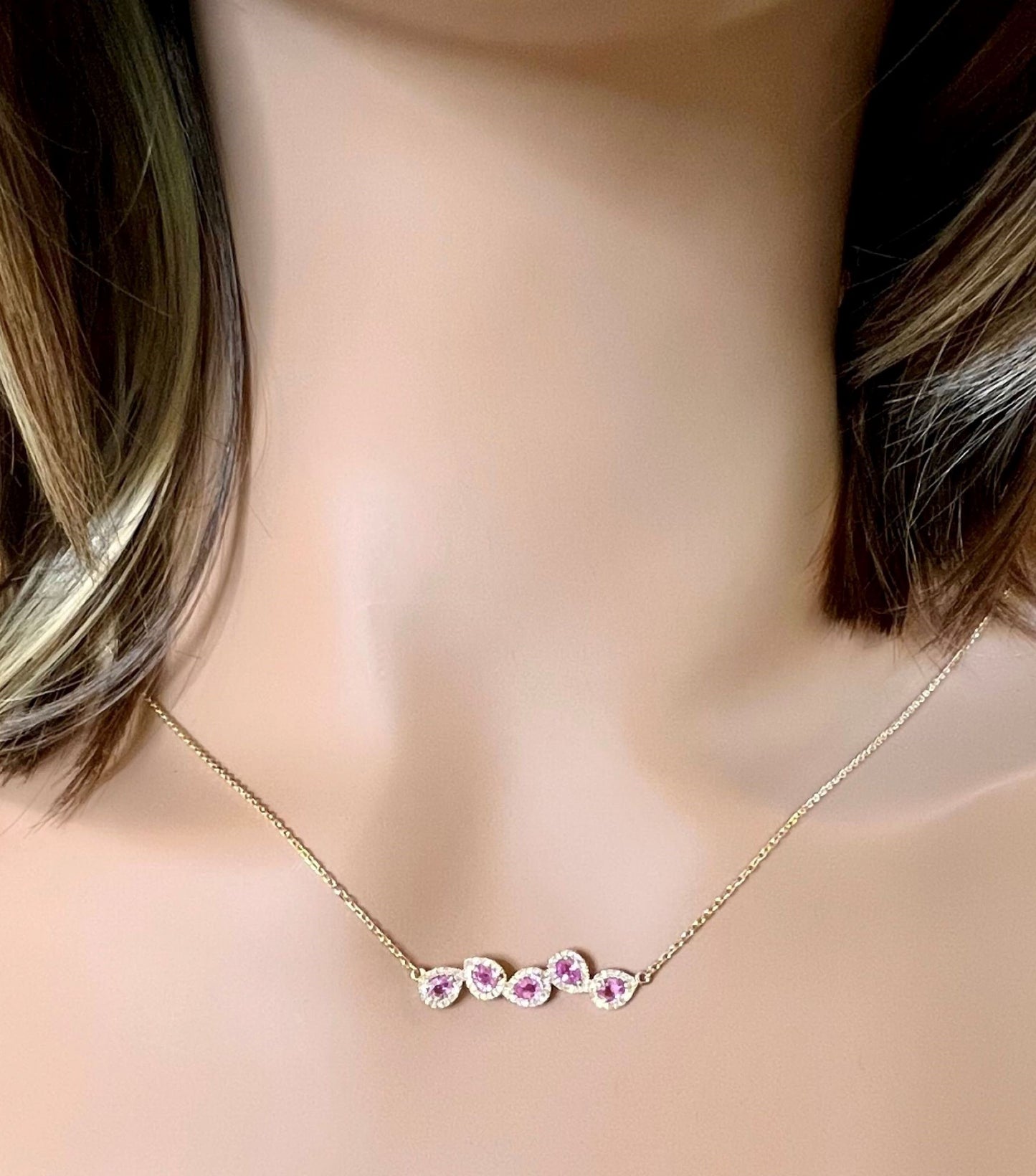 Sapphire & Diamond Necklace