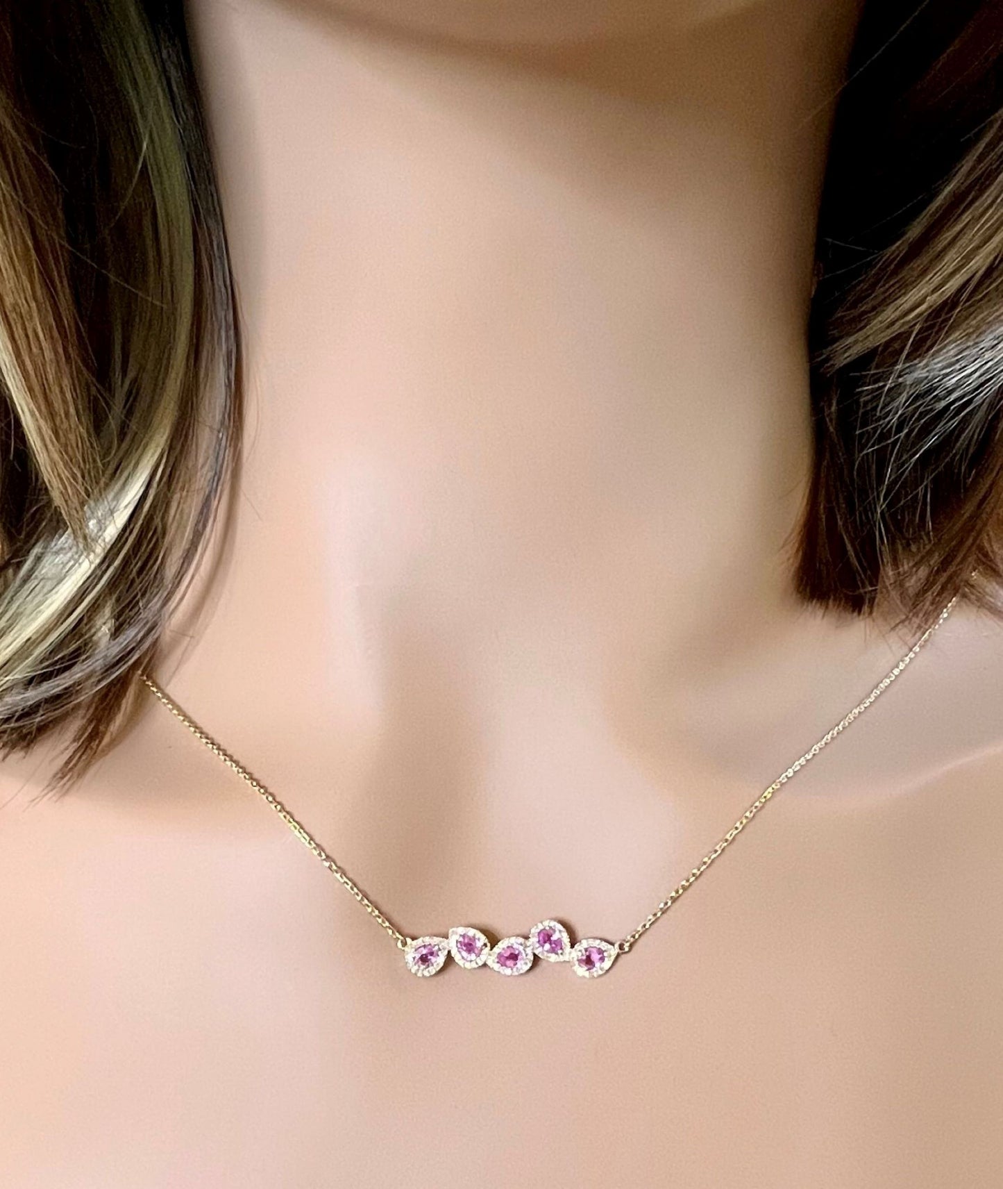 Sapphire & Diamond Necklace