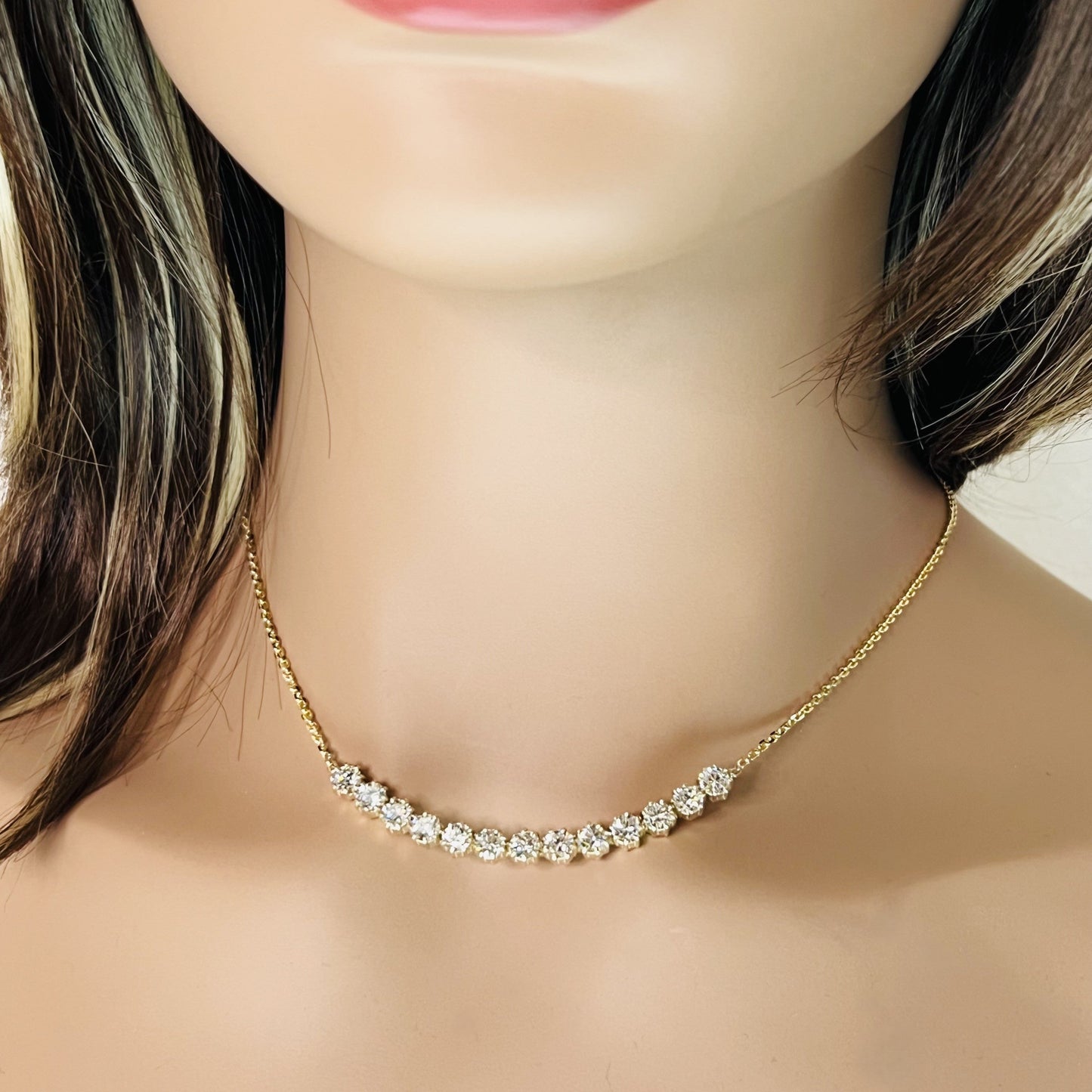 Lucky 13 Diamond Necklace
