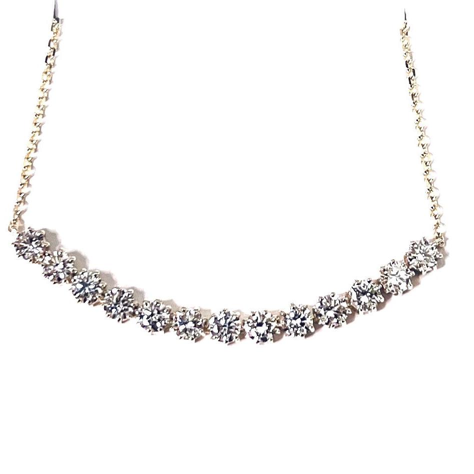 Lucky 13 Diamond Necklace