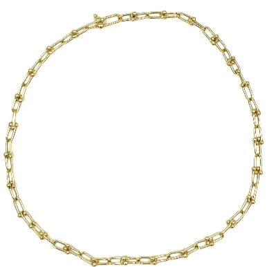 14K Beaded Necklace