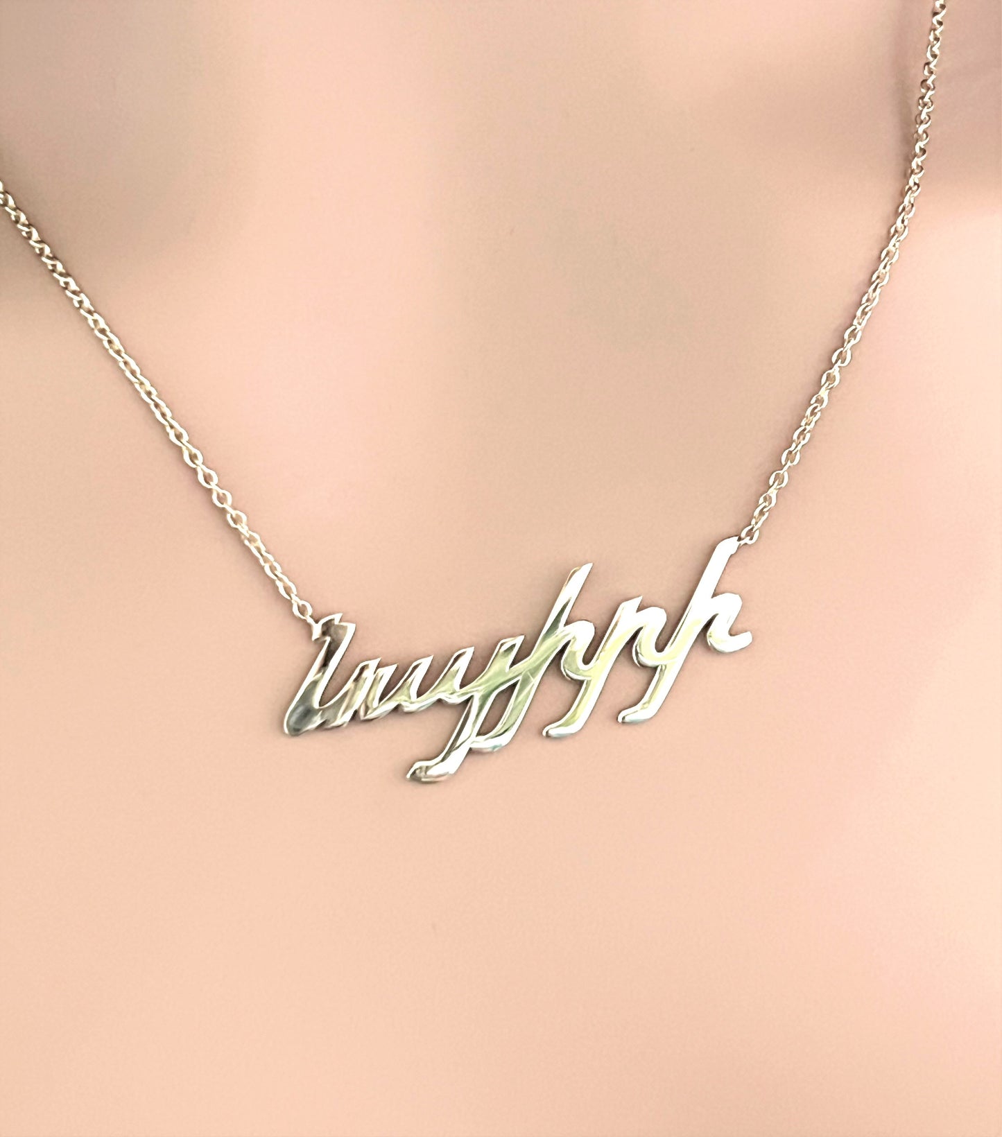 Custom Armenian Name Necklace
