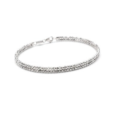 14k double bangle bracelet