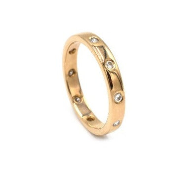 14k diamond band