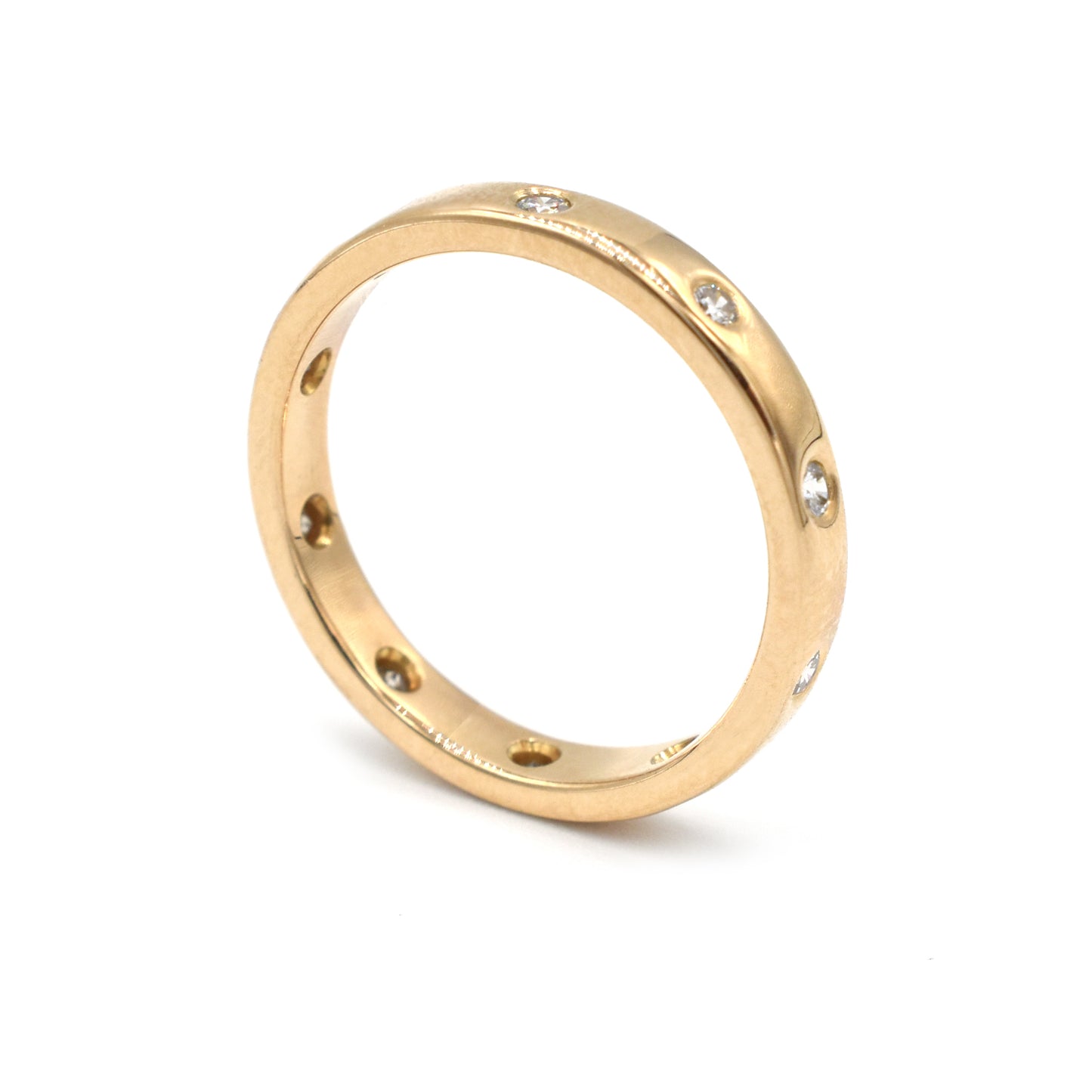 14k diamond band