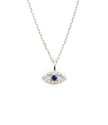 14K Diamond & Sapphire Eye