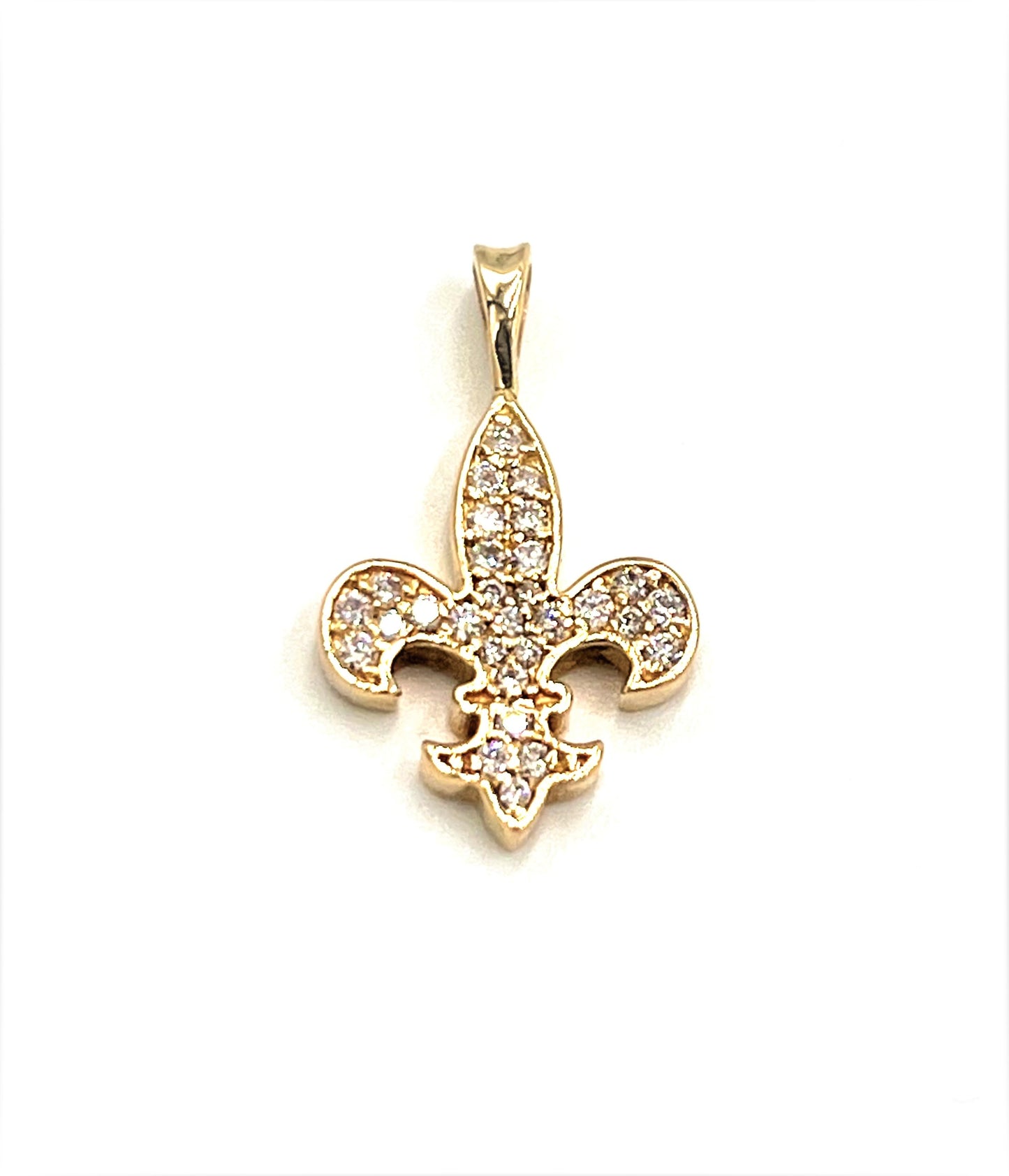 Gold Fleur de Lys Pendant