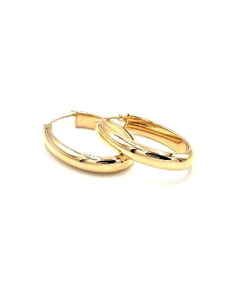 14k gold hoops