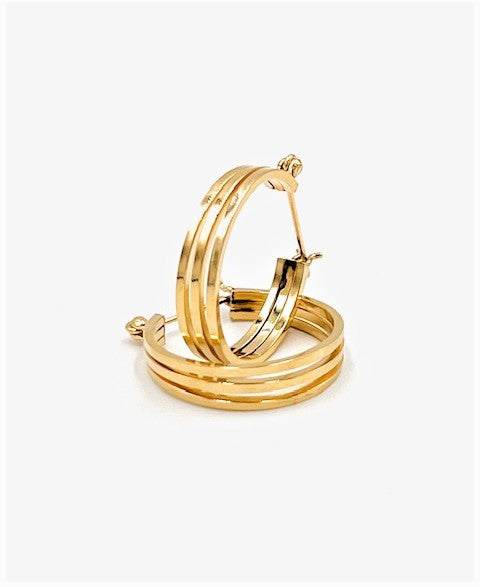14k hoops
