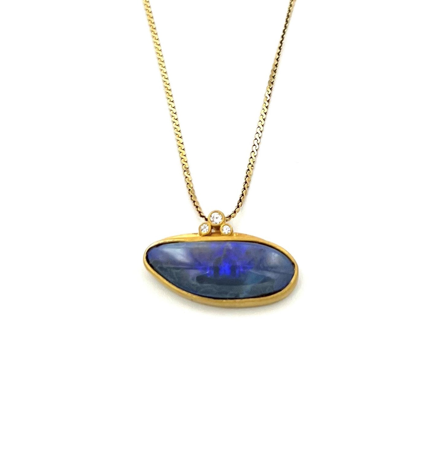 Opal Gold Pendant