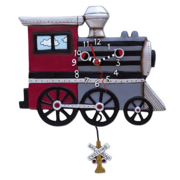 choo choo train clock