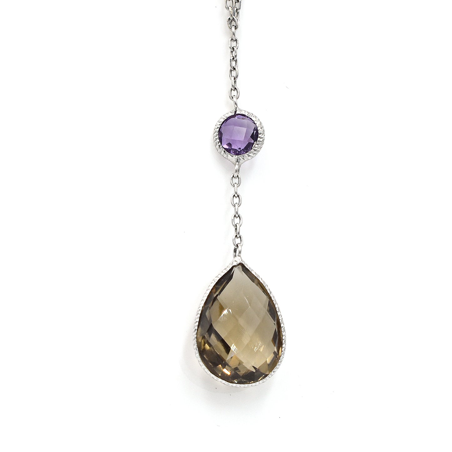 14k amethyst necklace