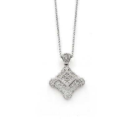 14k diamond pendant