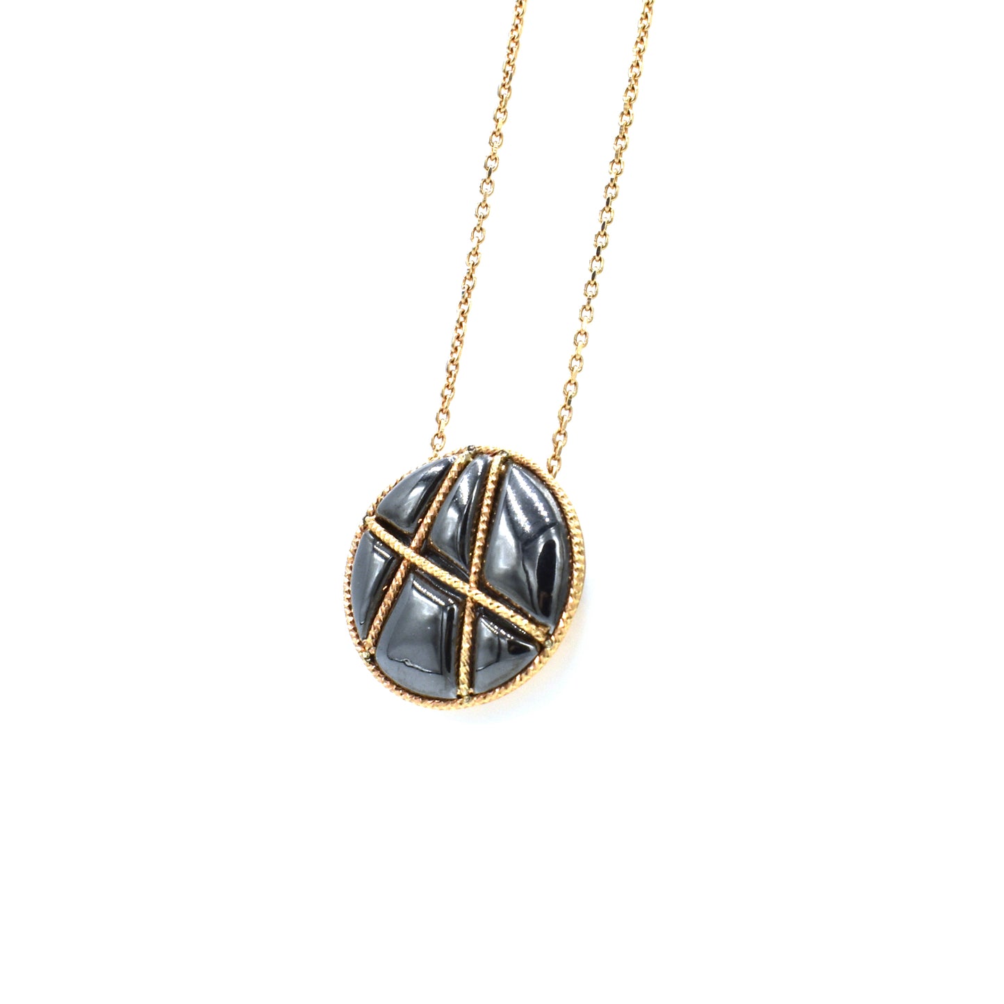 14k rose gold pendant