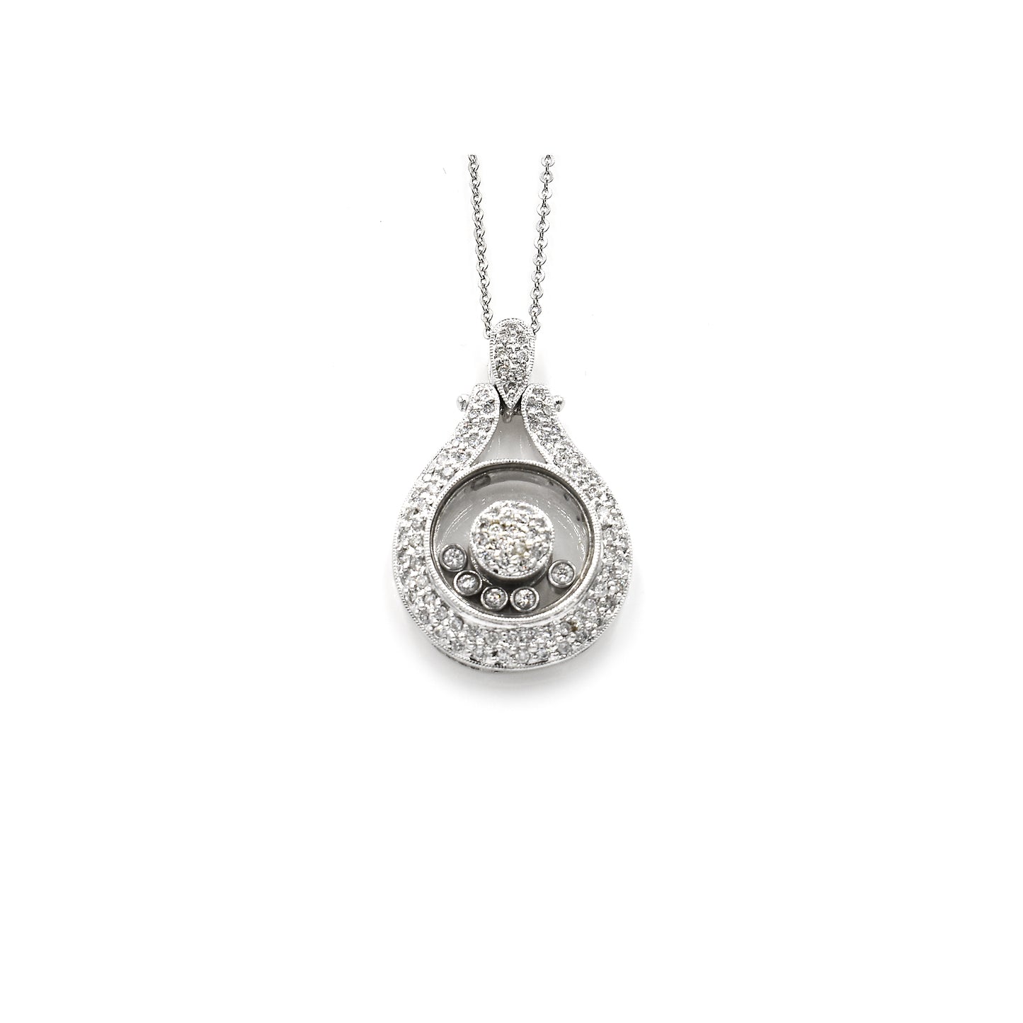 14k diamond pendant