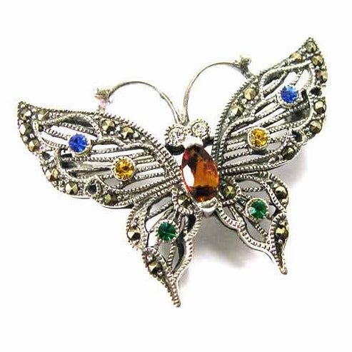 925 butterfly brooch
