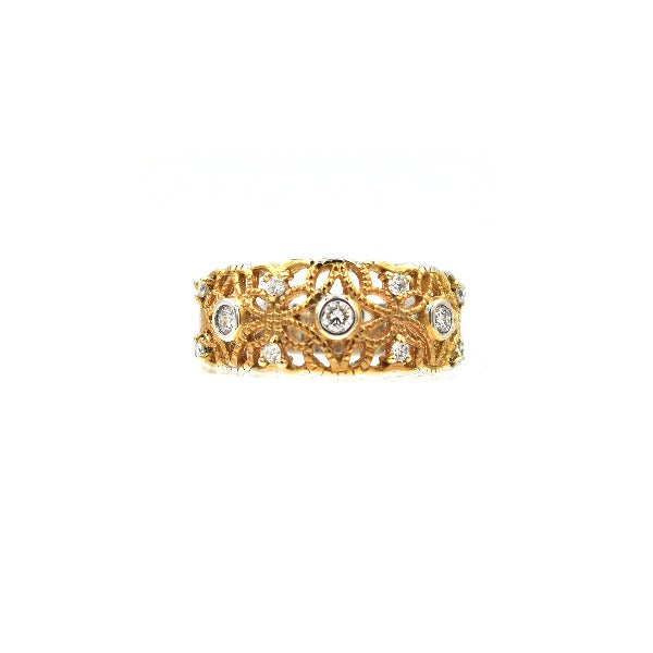 14k two-tone lady's band