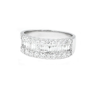 14k diamond band
