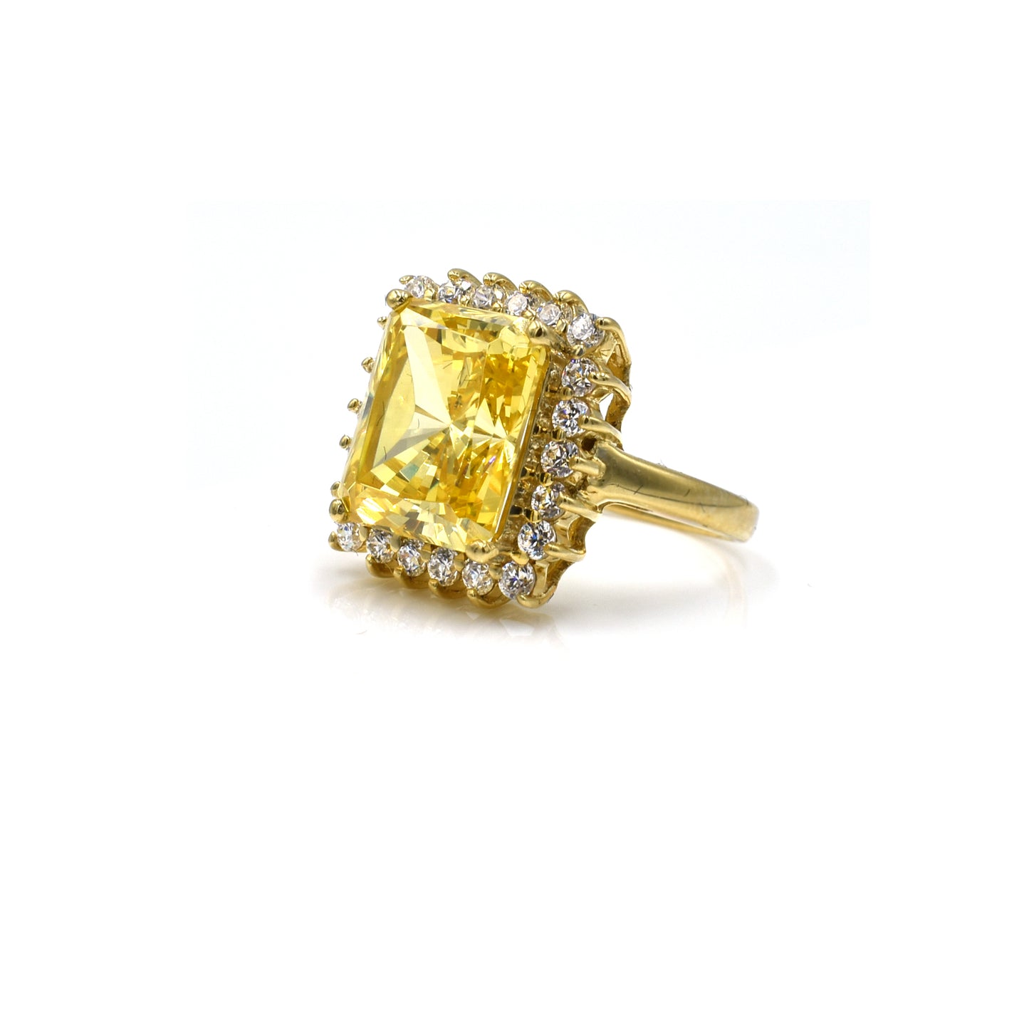 14k yellow stone ring