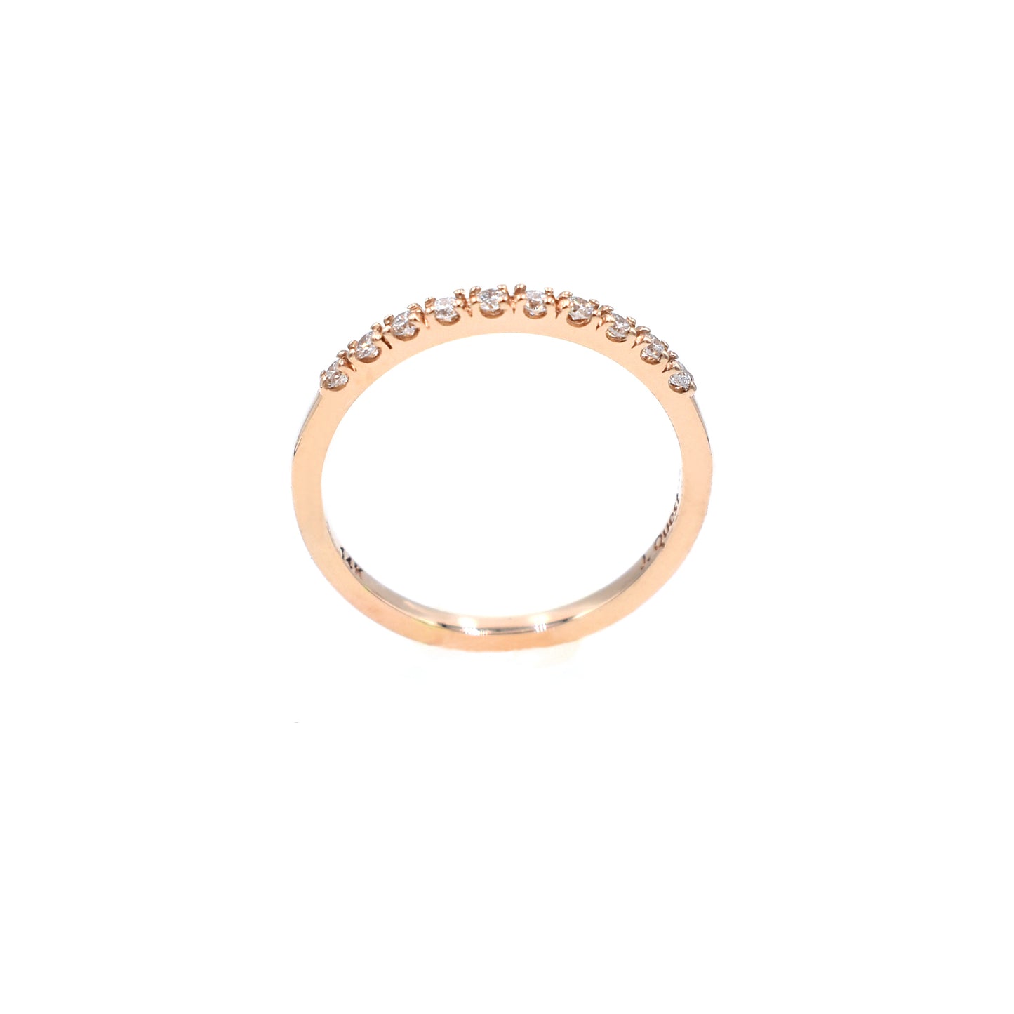 14k diamond band