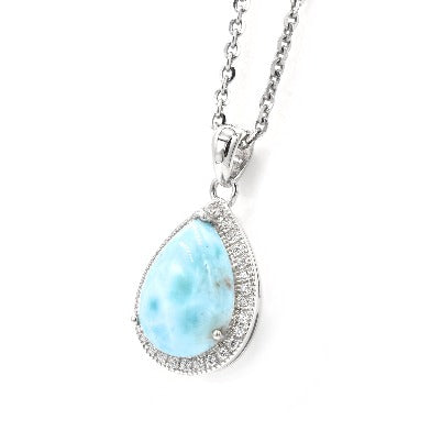 925 larimar pendant