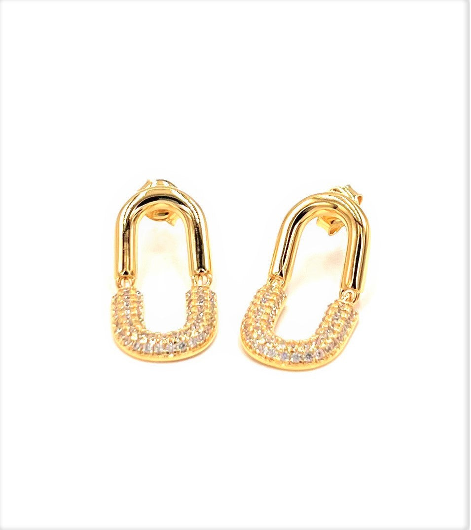 silver dangle earrings