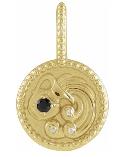 14K Gold ZODIAC Pendants