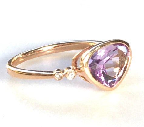 Garnet & Amethyst Ring