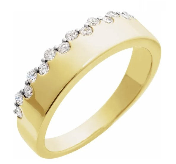 Natural Diamond Edge Band