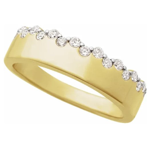 Natural Diamond Edge Band