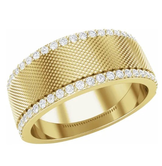 Natural Diamond Wide Band