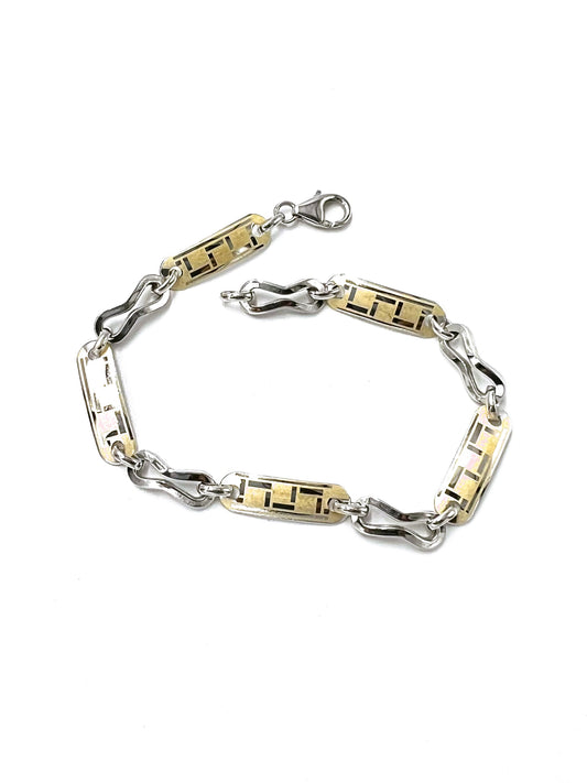 14K Two-Tone Gold Bracelet