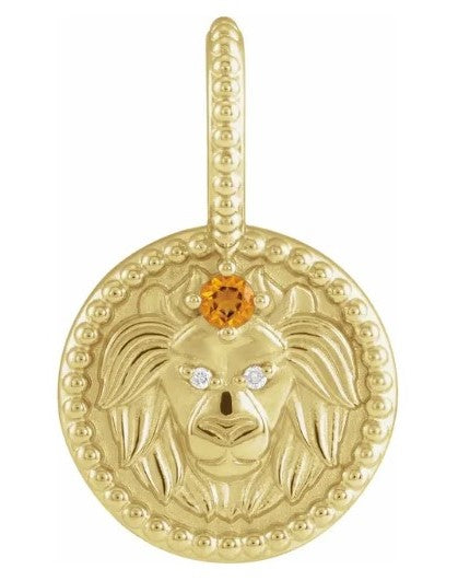 14K Gold ZODIAC Pendants