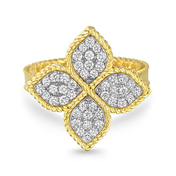 Roberto Coin Diamond Flower Ring