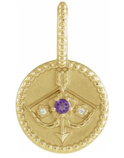 14K Gold ZODIAC Pendants