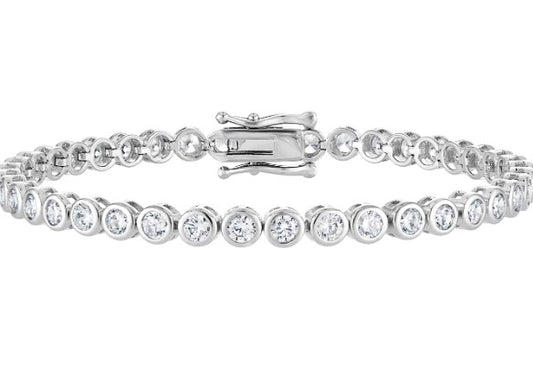 Sterling Silver Tennis Bracelet