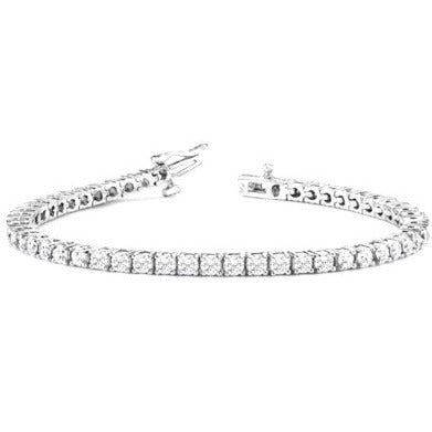 Lab-Grown Diamond Tennis Bracelet