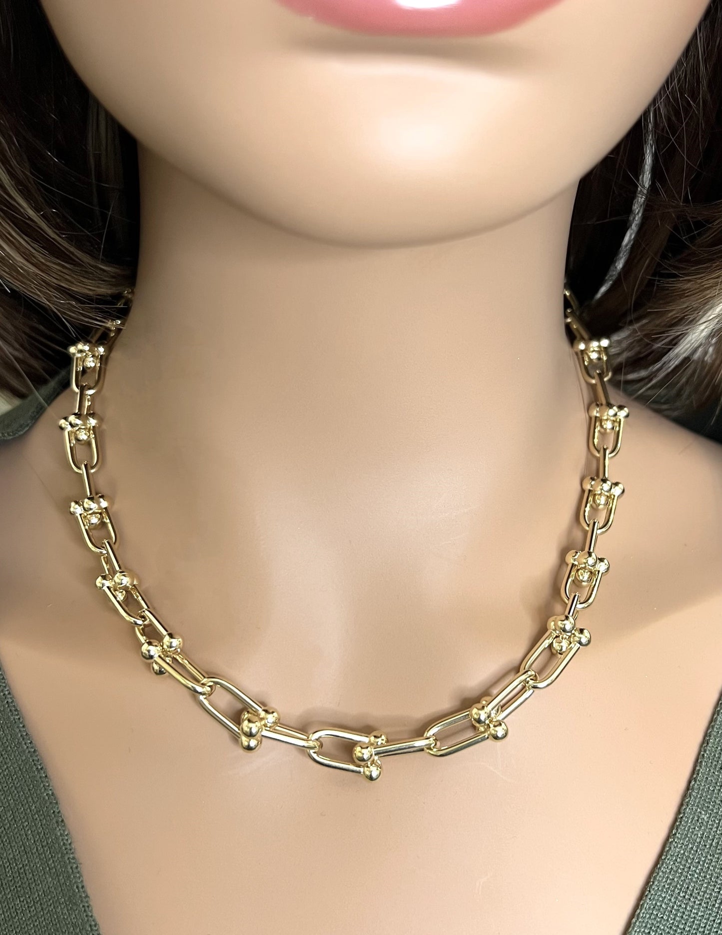 14K Beaded Necklace