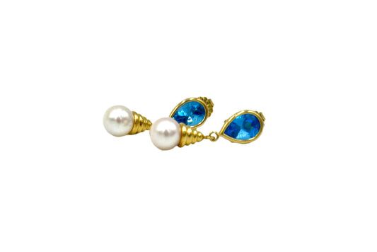 Pear shape topaz