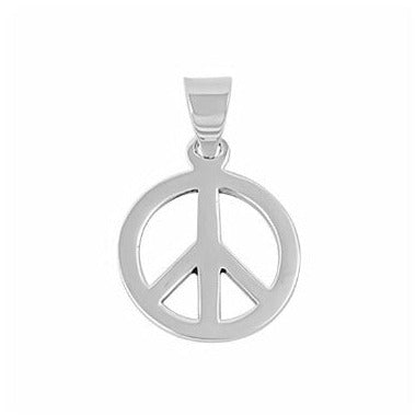 925 silver peace pendant