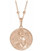 artemis coin necklace