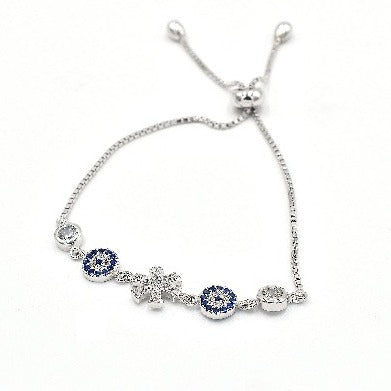 925 blue eye bracelet