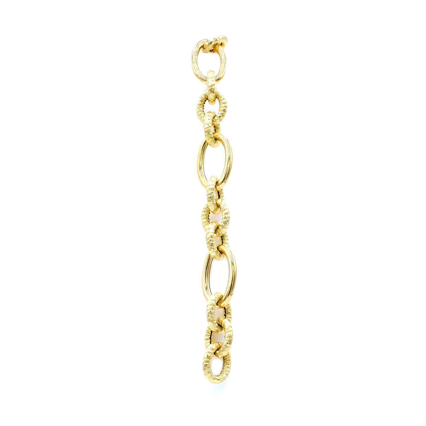 18k gold link bracelet